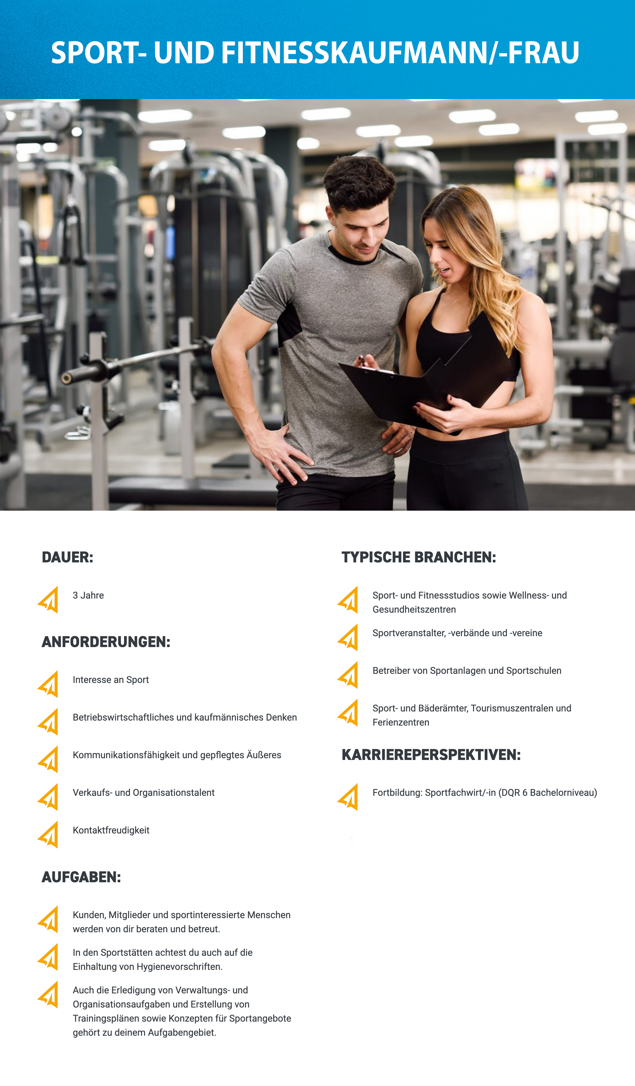 Sport-Fitnesskaufmann